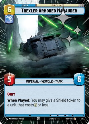 Trexler Armored Marauder (Hyperspace Foil) (584) [Ashes of the Empire] Foil Star Wars: Unlimited Single Disney