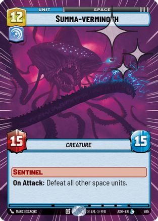Summa-verminoth (Hyperspace Foil) (585) [Ashes of the Empire] Foil Star Wars: Unlimited Single Disney