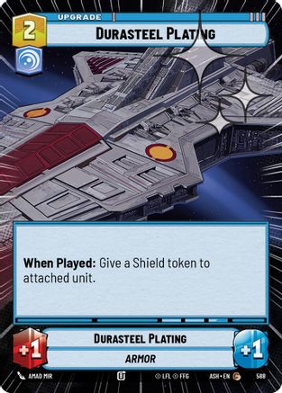 Durasteel Plating (Hyperspace Foil) (588) [Ashes of the Empire] Foil Star Wars: Unlimited Single Disney