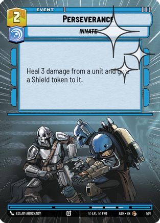 Perseverance (Hyperspace Foil) (591) [Ashes of the Empire] Foil Star Wars: Unlimited Single Disney