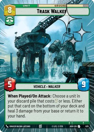 Trask Walker (Hyperspace Foil) (635) [Ashes of the Empire] Foil Star Wars: Unlimited Single Disney