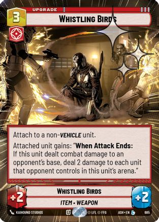 Whistling Birds (Hyperspace Foil) (685) [Ashes of the Empire] Foil Star Wars: Unlimited Single Disney