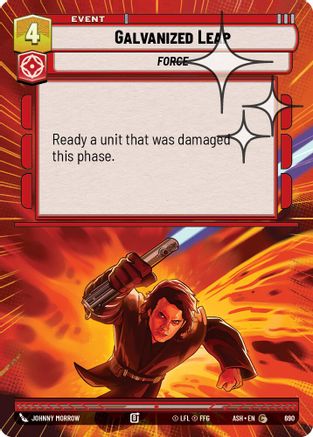 Galvanized Leap (Hyperspace Foil) (690) [Ashes of the Empire] Foil Star Wars: Unlimited Single Disney