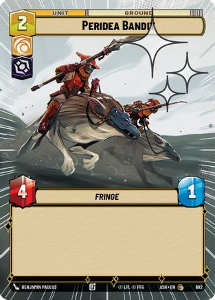 Peridea Bandit (Hyperspace Foil) (692) [Ashes of the Empire] Foil Star Wars: Unlimited Single Disney