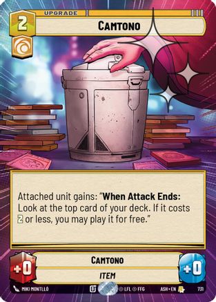 Camtono (Hyperspace Foil) (731) [Ashes of the Empire] Foil Star Wars: Unlimited Single Disney