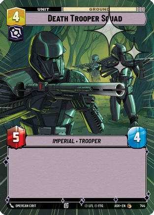 Death Trooper Squad (Hyperspace Foil) (744) [Ashes of the Empire] Foil Star Wars: Unlimited Single Disney
