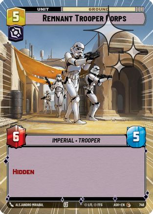 Remnant Trooper Corps (Hyperspace Foil) (746) [Ashes of the Empire] Foil Star Wars: Unlimited Single Disney