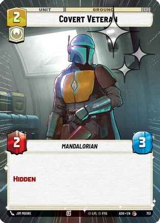 Covert Veteran (Hyperspace Foil) (751) [Ashes of the Empire] Foil Star Wars: Unlimited Single Disney