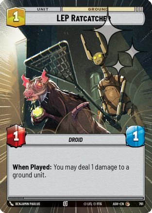 LEP Ratcatcher (Hyperspace Foil) (761) [Ashes of the Empire] Foil Star Wars: Unlimited Single Disney