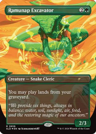 Ramunap Excavator (SLD-2659) [Secret Lair] Drop Series Foil MTG Single Wizards of the Coast