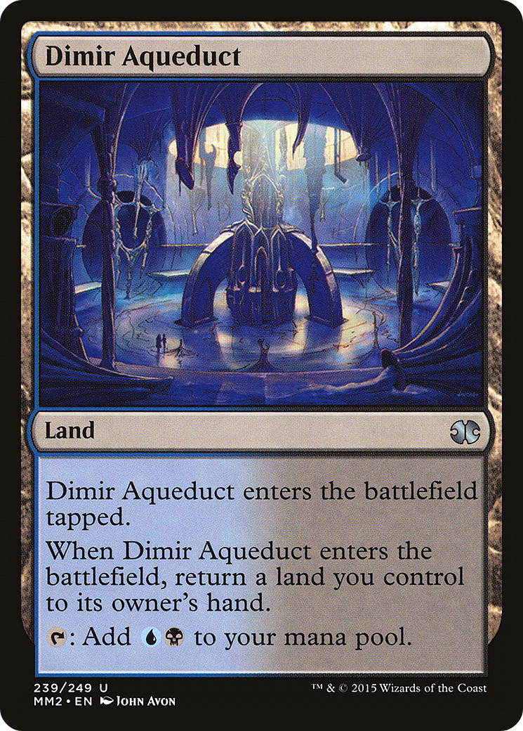 Dimir Aqueduct (MM2-239) [Modern Masters 2015] MTG Single Wizards of the Coast