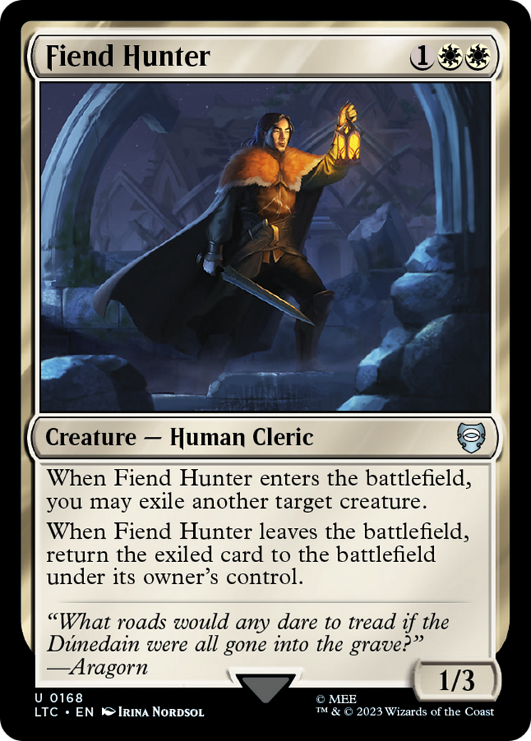 Fiend Hunter (LTC-168) [Tales of Middle-earth Commander] MTG Single Wizards of the Coast