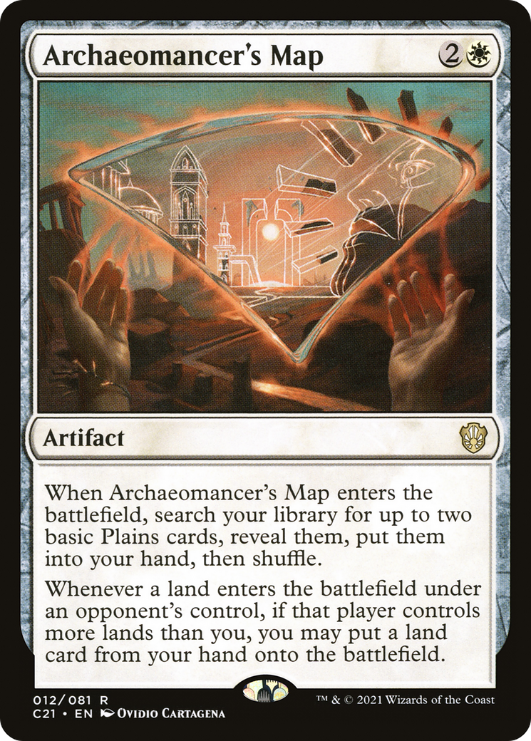 Archaeomancer's Map (C21-012) [Commander 2021] MTG Single Wizards of the Coast