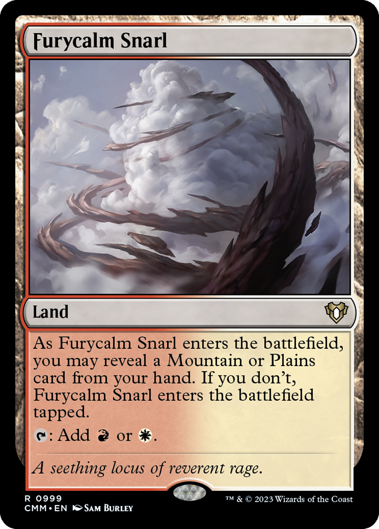 Furycalm Snarl (CMM-999) [Commander Masters] MTG Single Wizards of the Coast