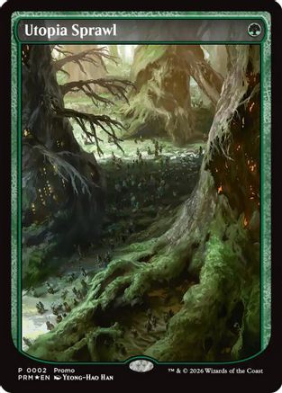 Utopia Sprawl (MFP-002) [MagicFest Cards] Foil MTG Single Wizards of the Coast