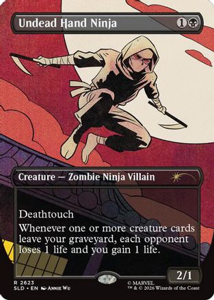 Undead Hand Ninja (SLD-2623) [Secret Lair Drop Series] Foil MTG Single Wizards of the Coast