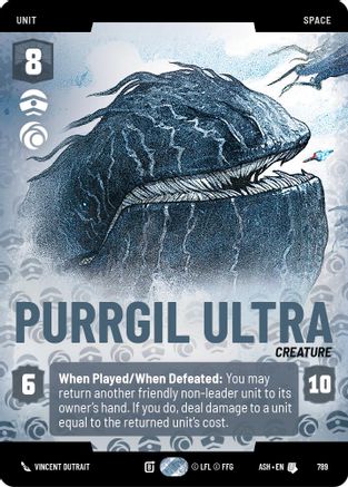 Purrgil Ultra (Prestige) (789) [Ashes of the Empire] Star Wars: Unlimited Single Disney
