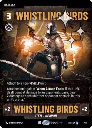 Whistling Birds (Prestige Foil) (854) [Ashes of the Empire] Foil Star Wars: Unlimited Single Disney