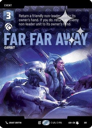 Far Far Away (Prestige Foil) (861) [Ashes of the Empire] Foil Star Wars: Unlimited Single Disney