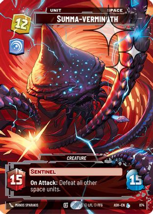 Summa-verminoth (Prestige Foil) (874) [Ashes of the Empire] Foil Star Wars: Unlimited Single Disney
