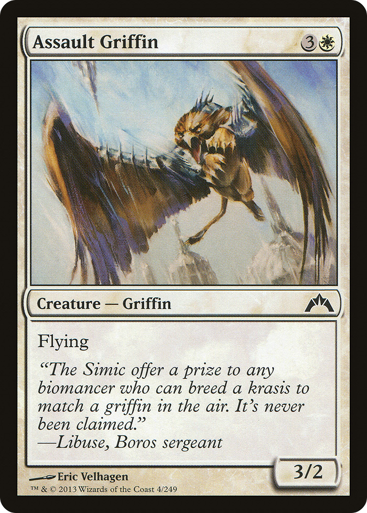 Assault Griffin (GTC-004) [Gatecrash] Foil MTG Single Wizards of the Coast