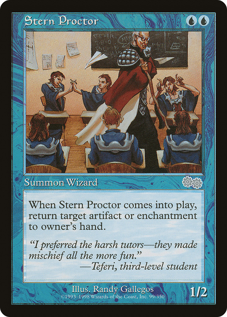 Stern Proctor (USG-099) [Urza's Saga] MTG Single Wizards of the Coast