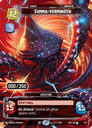 Summa-verminoth (Serialized) (921) [Ashes of the Empire] Foil Star Wars: Unlimited Single Disney