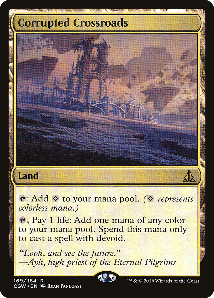 Corrupted Crossroads (OGW-169) [Oath of the Gatewatch] MTG Single Wizards of the Coast