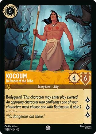 Kocoum - Defender of the Tribe (11/204) [Attack of the Vine] Lorcana Single Disney