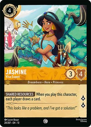 Jasmine - Vine Expert (20/204) [Attack of the Vine] Lorcana Single Disney