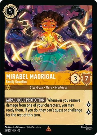 Mirabel Madrigal - Family Guardian (25/204) [Attack of the Vine] Lorcana Single Disney