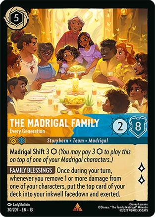 The Madrigal Family - Every Generation (30/204) [Attack of the Vine] Lorcana Single Disney