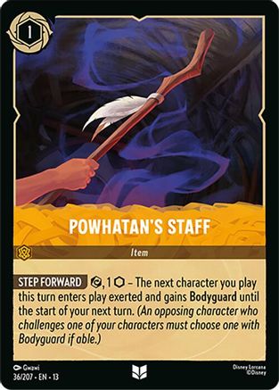 Powhatan's Staff (36/204) [Attack of the Vine] Lorcana Single Disney