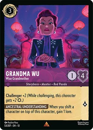 Grandma Wu - Wise Grandmother (53/204) [Attack of the Vine] Lorcana Single Disney