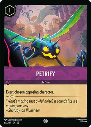 Petrify (66/204) [Attack of the Vine] Lorcana Single Disney