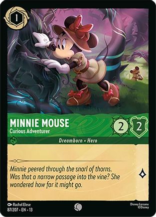 Minnie Mouse - Curious Adventurer (87/204) [Attack of the Vine] Lorcana Single Disney