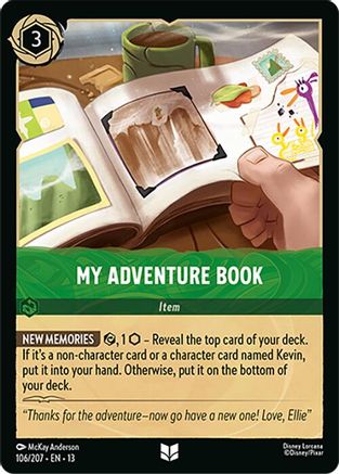 My Adventure Book (106/204) [Attack of the Vine] Cold Foil Lorcana Single Disney