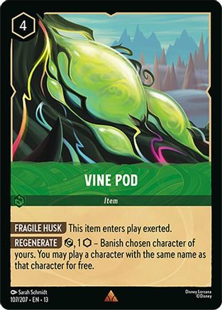 Vine Pod (107/204) [Attack of the Vine] Lorcana Single Disney