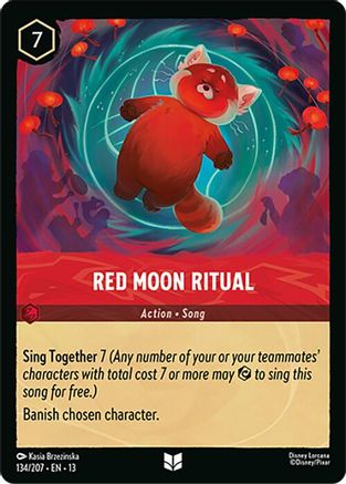 Red Moon Ritual (134/204) [Attack of the Vine] Lorcana Single Disney