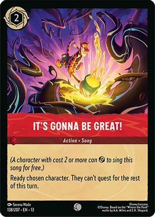 It's Gonna Be Great! (138/204) [Attack of the Vine] Lorcana Single Disney