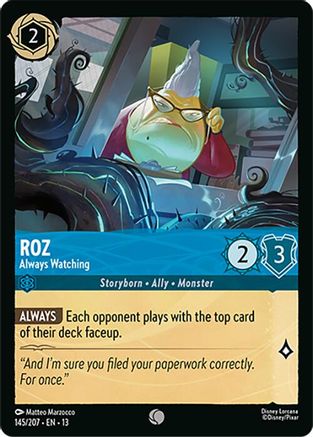 Roz - Always Watching (145/204) [Attack of the Vine] Lorcana Single Disney