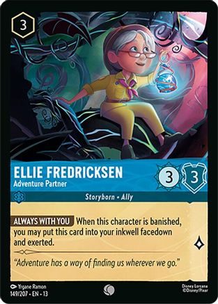 Ellie Fredricksen - Adventure Partner (149/204) [Attack of the Vine] Lorcana Single Disney