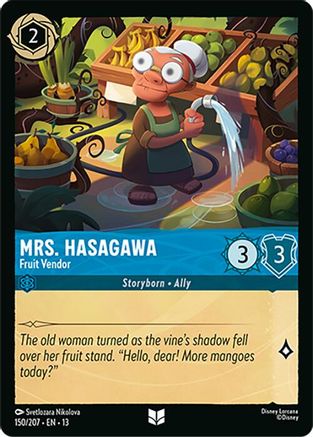 Mrs. Hasagawa - Fruit Vendor (150/204) [Attack of the Vine] Lorcana Single Disney