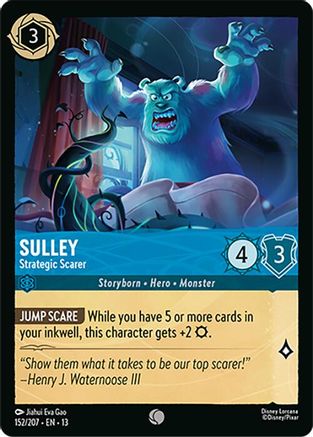 Sulley - Strategic Scarer (152/204) [Attack of the Vine] Lorcana Single Disney