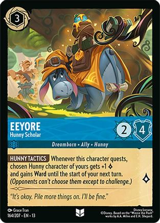 Eeyore - Hunny Scholar (164/204) [Attack of the Vine] Lorcana Single Disney