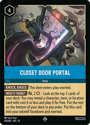 Closet Door Portal (170/204) [Attack of the Vine] Lorcana Single Disney