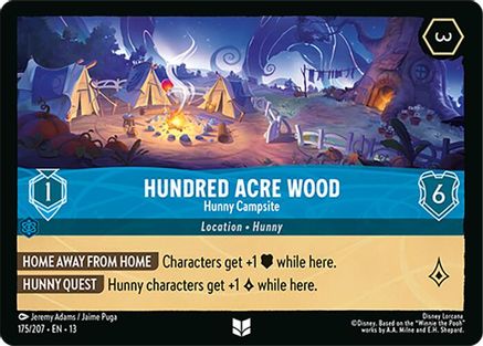 Hundred Acre Wood - Hunny Campsite (175/204) [Attack of the Vine] Lorcana Single Disney
