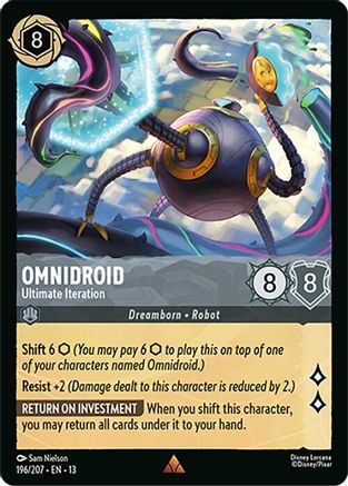 Omnidroid - Ultimate Iteration (196/204) [Attack of the Vine] Lorcana Single Disney