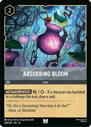 Absorbing Bloom (206/204) [Attack of the Vine] Lorcana Single Disney