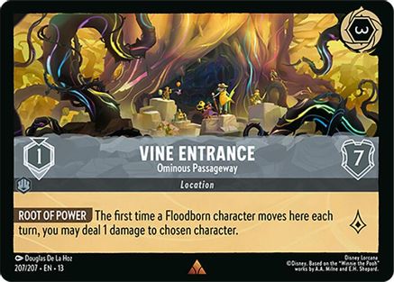 Vine Entrance - Ominous Passageway (207/204) [Attack of the Vine] Lorcana Single Disney